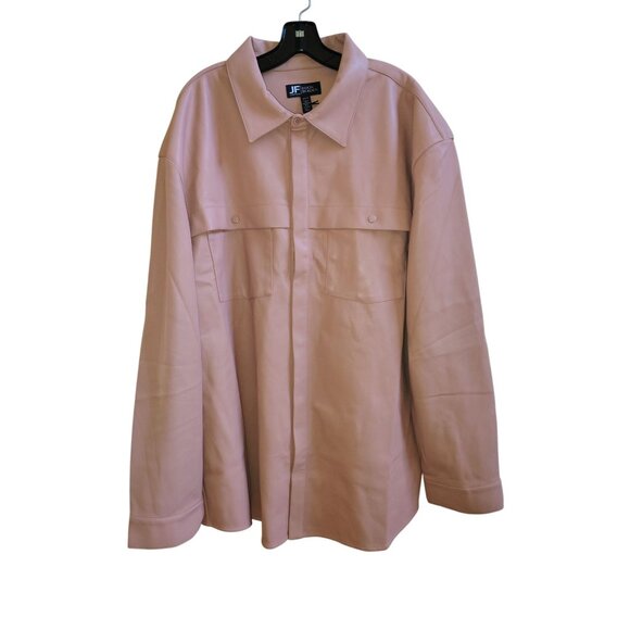 J. Ferrar X Jason Bolden Mens 2XLT Dusty Mauve Shirt Jacketsz 2xl - Picture 1 of 5